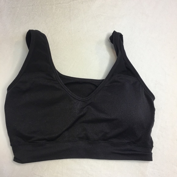 Jockey Seamfree Black Bralette, M - Picture 4 of 5